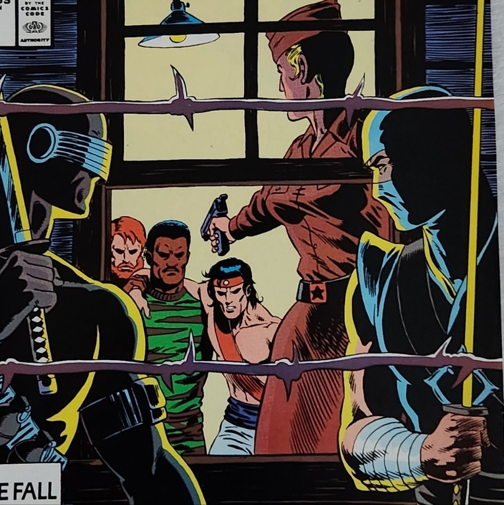 G.I. Joe A Real American Hero #66 Marvel Comics 1987 Copper Age Snake Eyes Jinx - Picture 5 of 13